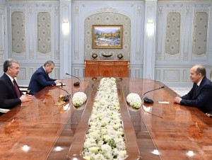 Mirziyoyev Rossiya xavfsizlik xizmati rahbarini qabul qildi 