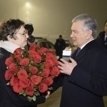 Shavkat Mirziyoyev arrives in Switzerland