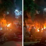 Pokistonda Imron Xon tarafdorlari Bosh vazirning qarorgohini yoqib yubordi (video)