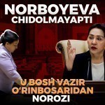 Норбоева чидолмаяпти. У Бош вазир ўринбосаридан норози