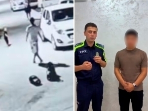 Қашқадарёда ёш болаларни босиб кетишига оз қолган “автотеррорчи” ушланди (видео)