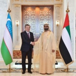 Shavkat Mirziyoyev Dubay amiri bilan uchrashdi