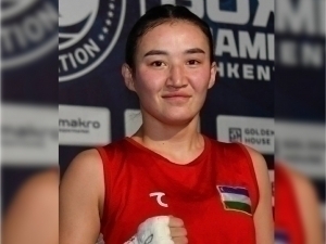 Today, a female boxer from Uzbekistan will face a male boxer at the Olympics