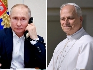 Rim papasi Putinni Ukrainada tinchlikka chaqirdi