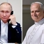 Rim papasi Putinni Ukrainada tinchlikka chaqirdi