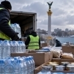 Киев қиш учун озиқ-овқат ва сув ғамлашни бошлади