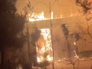 Namanganda uy yonib ketdi (video)