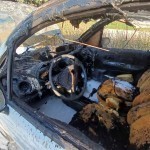 Andijonda Matiz yonib ketdi (video)