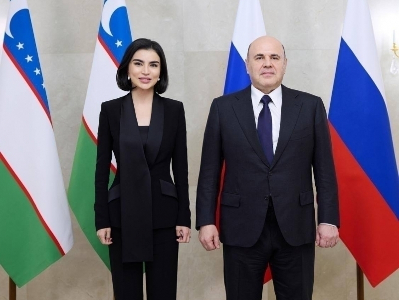 Саида Мирзиёева Россия Бош вазири билан учрашди