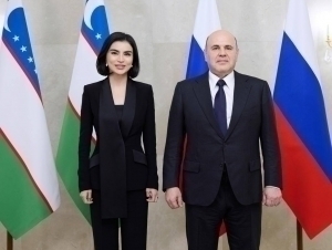 Саида Мирзиёева Россия Бош вазири билан учрашди