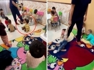 Daycare worker jailed in Navoi for beating children (video)