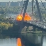 Rossiya Kiyevdagi ko‘priklarni bombalayapti: Dnepr orqali o‘tgan asosiy yo‘llar yopildi