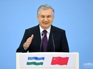 The President took part in the Uzbekistan-China investment forum