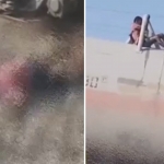 Temiryo‘ldagi sisternaga chiqib olgan fuqaroni tok urdi (video)