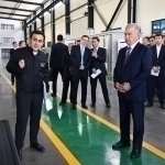Prezident Andijonda kichik GESlar uchun uskunalar ishlab chiqaruvchi zavodga bordi