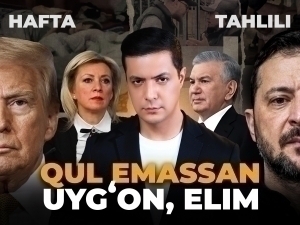 Hurlarga qullik da’vosi, Zelenskiyni qutlagan Mirziyoyev, Netanyaxuga musht urgan Erdo‘g‘an, Trampning G‘azo uchun sirli rejasi – fitnalarga to‘la hafta