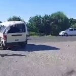 Car carrying kindergarten children was involved in an accident