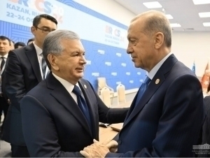 Mirziyoyev meets with Erdogan in Kazan