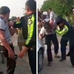 A driver was arrested after arguing with the inspector of the Road Patrol service 
