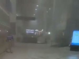 Eron dronlari Quvayt xalqaro aeroportiga hujum qildi (video)