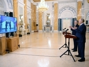 Шавкат Мирзиёев ва Владимир Путин Ўзбекистондаги АЭС қурилишига старт берди
