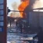 Fire erupts at gas station in Kashkadarya – No casualties reported (video)