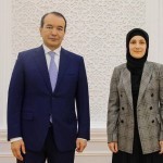 Nazarbekov Ramzan Qodirovning qizi bilan uchrashdi