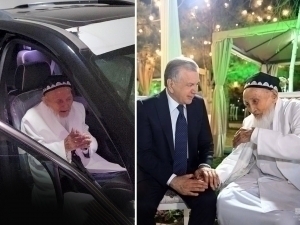 The President of Uzbekistan gifted a Traverse automobile to 108-year-old Ibrohimjon Hoji Khojayev