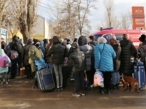 Oleşkidan aholini evakuatsiya qiliş boşlandi