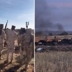 Судан жангчилари Россия самолётини уриб туширди (видео)