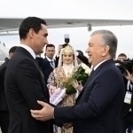 Serdar Berdimuhammedov arrives in Tashkent