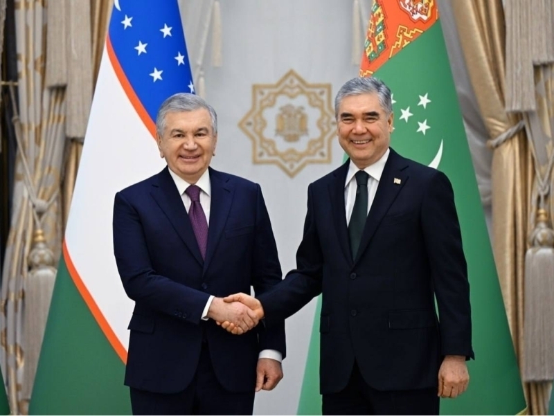 Shavkat Mirziyoyev Gurbanguli Berdimuhamedov bilan telefonda gaplashdi
