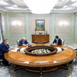 Россия Бош вазири ўринбосари Мирзиёев қабулида бўлди