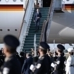Olaf Scholz arrives in Uzbekistan