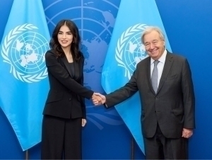 Saida Mirziyoyeva BMT Bosh kotibi bilan uchrashdi