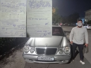 Action was taken against the Mercedes-Benz driver who drifted in front of the school in Tashkent (video)