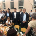 Toqayev portlashdan keyin Aris shahriga bordi