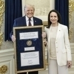 Machado o‘z Nobelini Trampga sovg‘a qildi