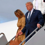 Меланья яна Трампни ноқулай аҳволга солди (видео)
