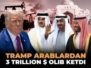 3 триллион $ билан ортга қайтган Трамп