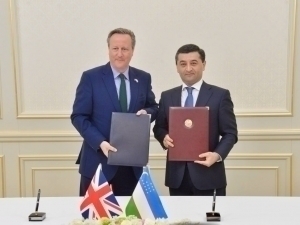 Cameron and Saidov signed two documents