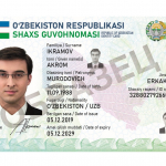 2021 yil 4 yanvardan ID-kartalar berish boshlanadi