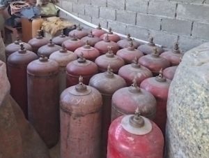 Özbekiston böylab 420 ta gaz ballonni talon-toroj qilganlar uşlandi (video)