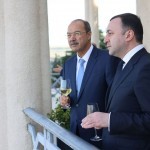 Aripov Garibashvili bilan uchrashdi (video)