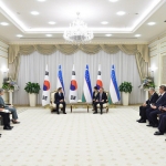 Shavkat Mirziyoyev Mun Chje In bilan tor va keng doirada muzokara o‘tkazdi