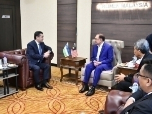 Bakhtiyor Saidov meets with the Prime Minister of Malaysia