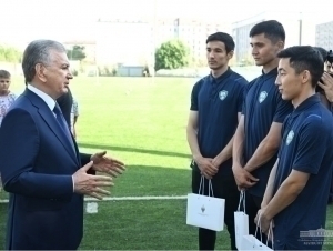 Our youth have qualified for the Olympics. To maintain this progress, football must be developed in local neighborhoods — Mirziyoyev