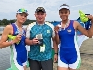 First-ever world medal for Uzbekistan in youth rowing
