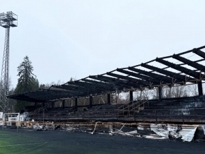 Финляндияда мухлислар клуб стадионини ёқиб юборди (видео)