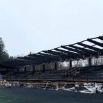 Finlyandiyada muxlislar klub stadionini yoqib yubordi (video)